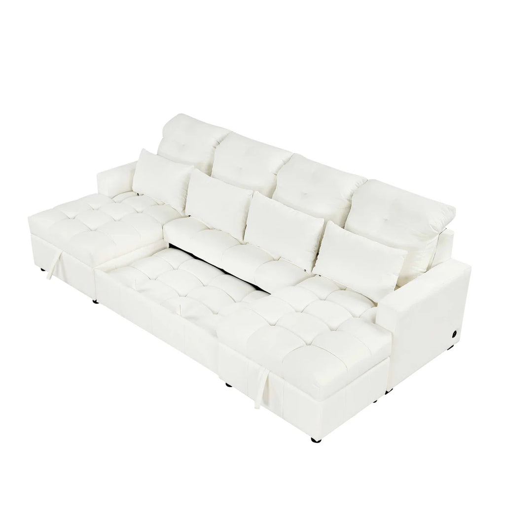U Shaped Designer Sofa Cum Bed