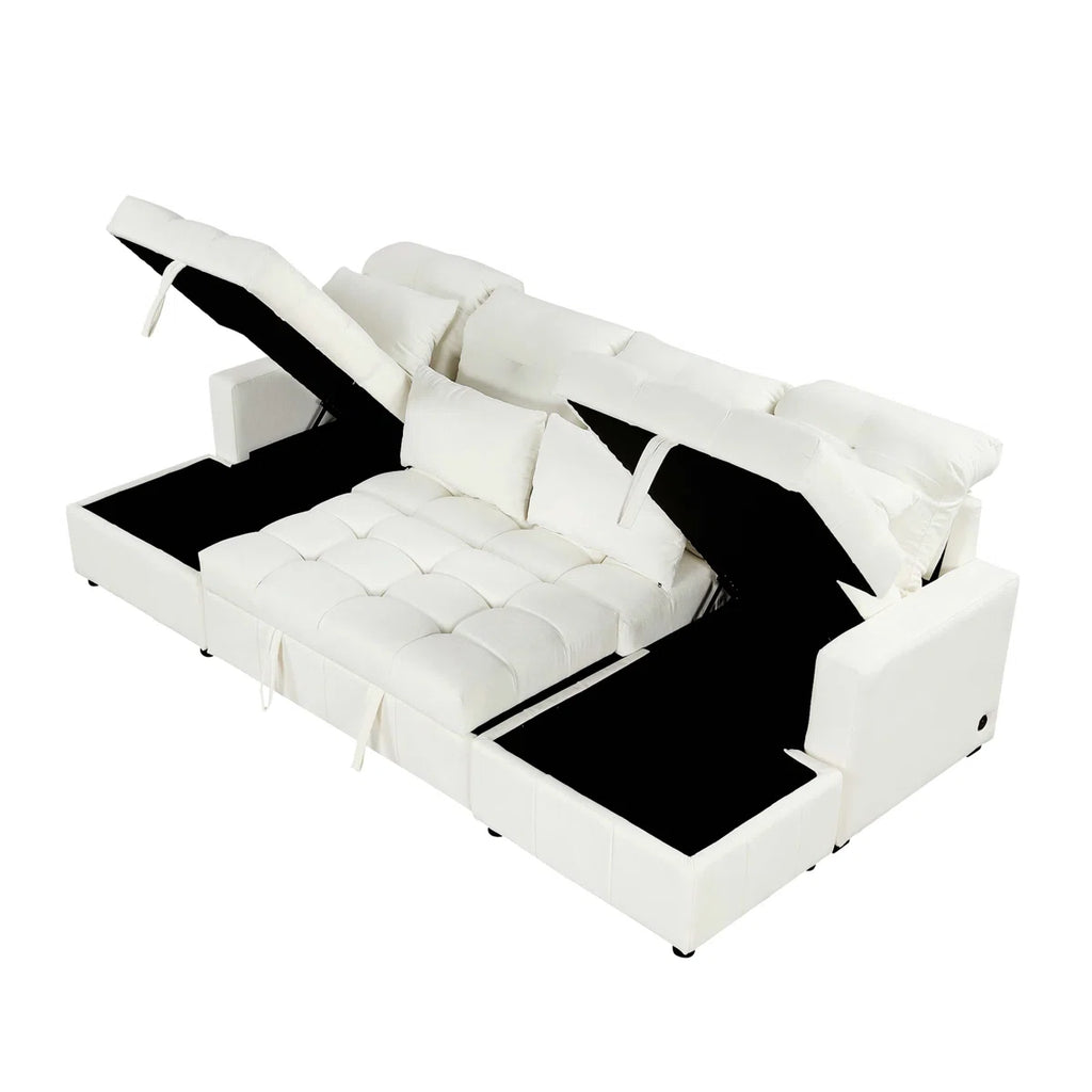 U Shaped Designer Sofa Cum Bed