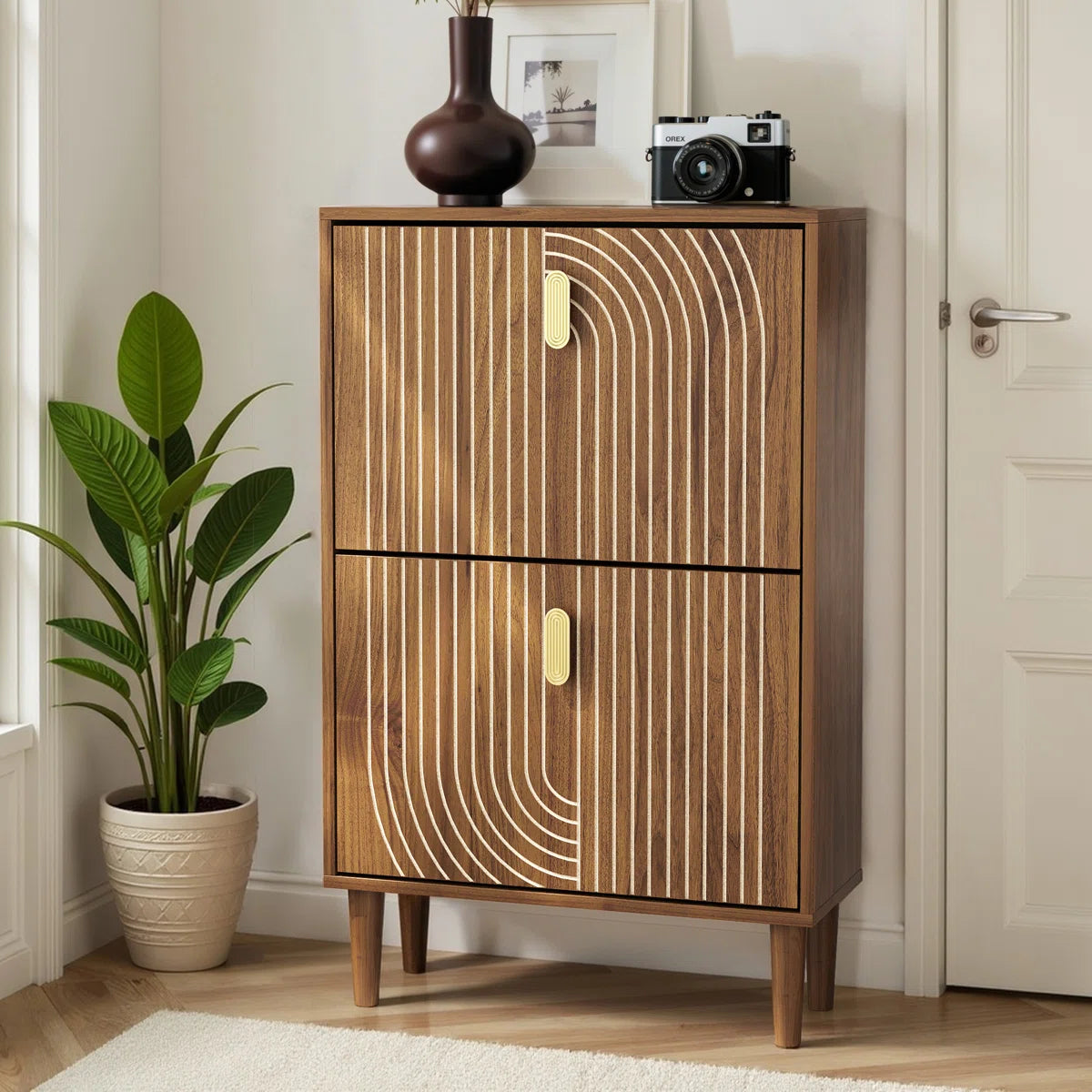 Brooklyn Wooden Shoe Rack