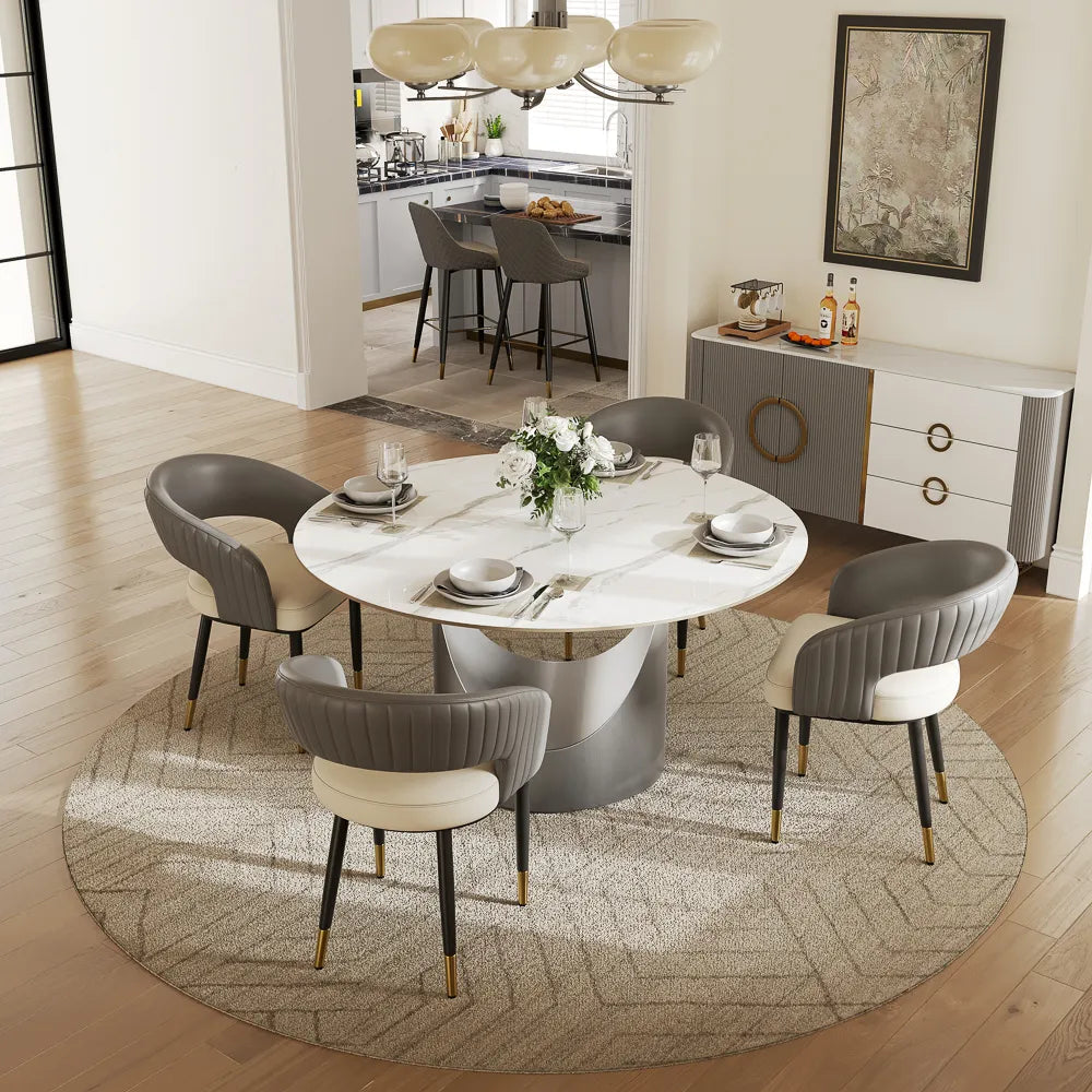 Inox Luxury Round Dining Table