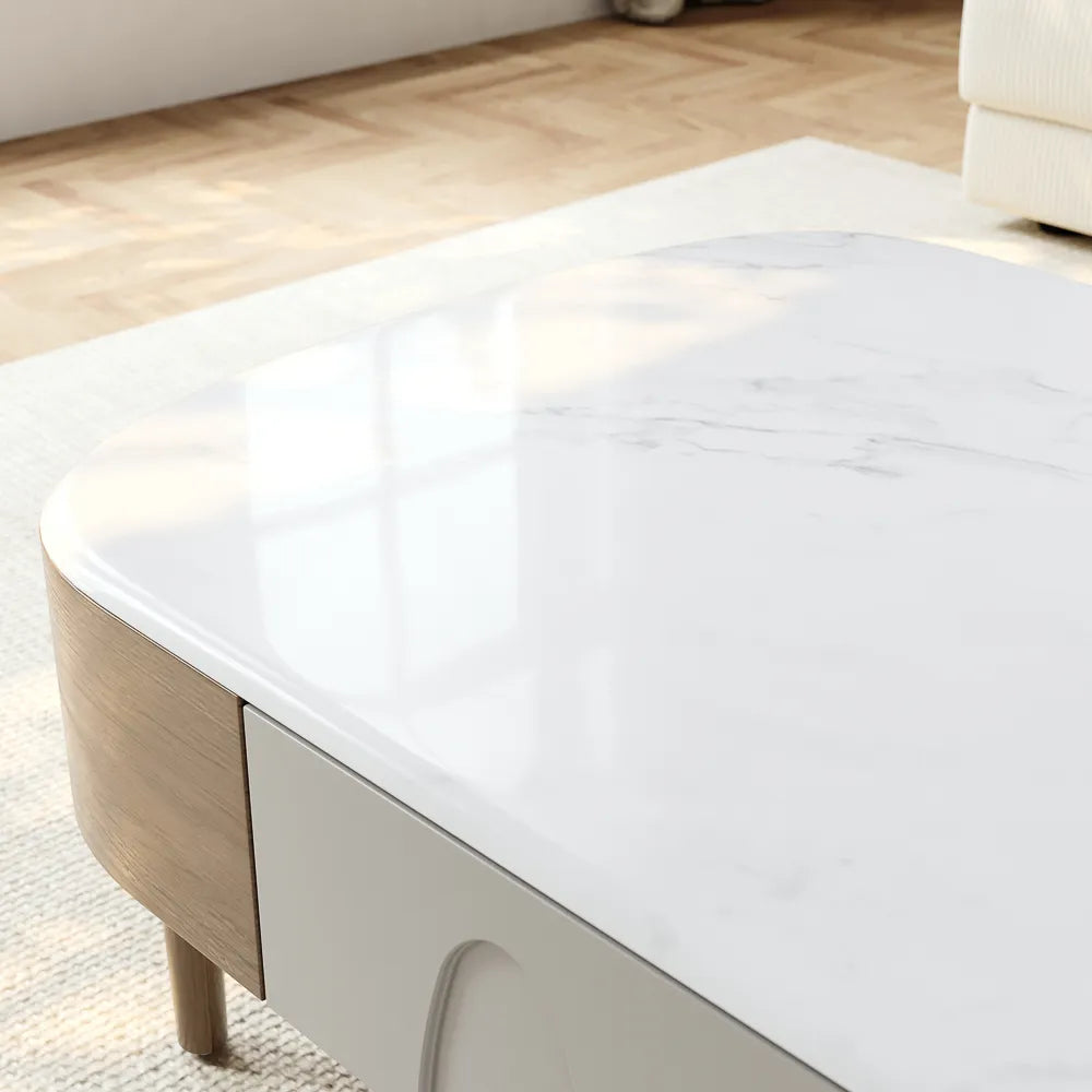 Wesley Modern Centre Table With Marble Top