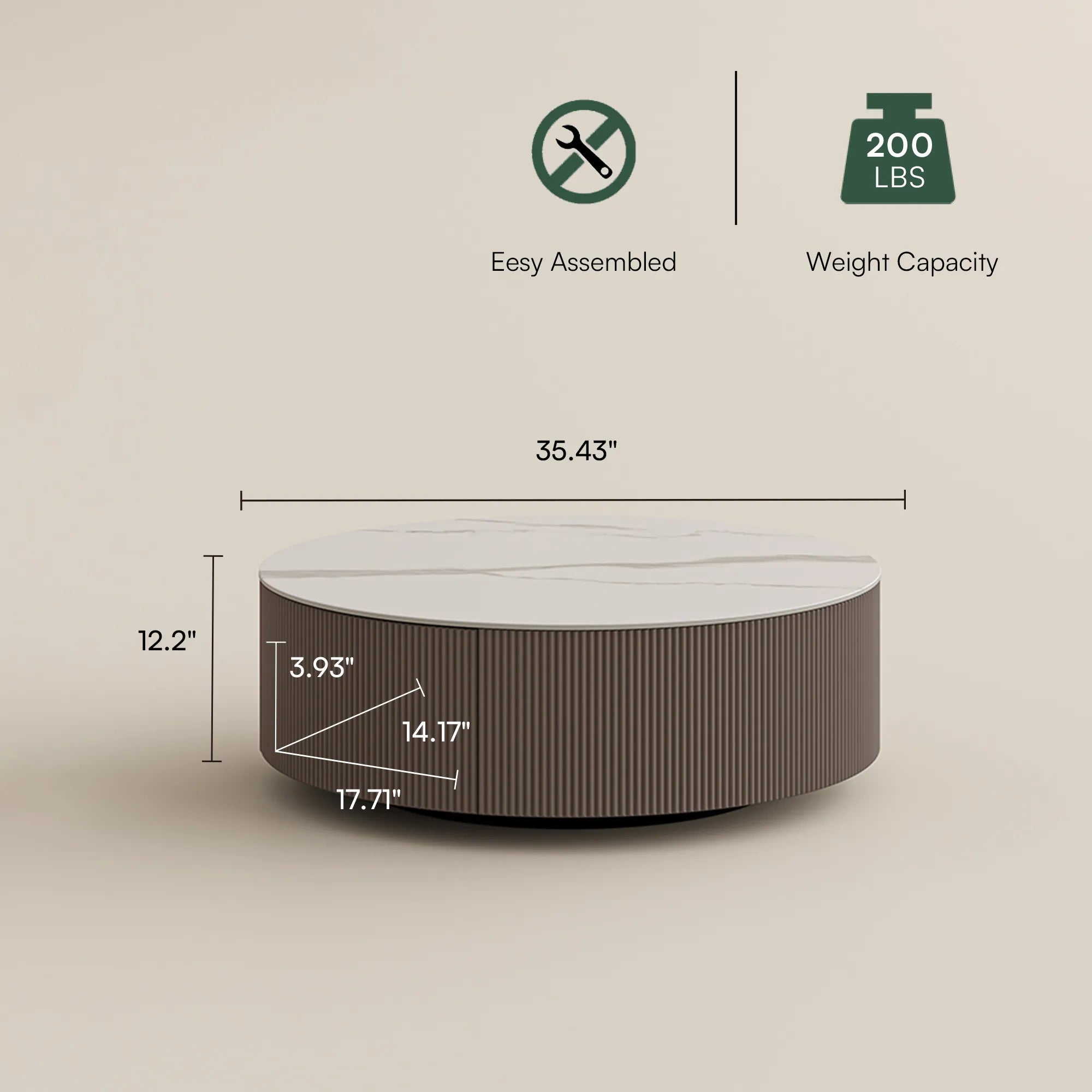 Urban Luxury Centre Table