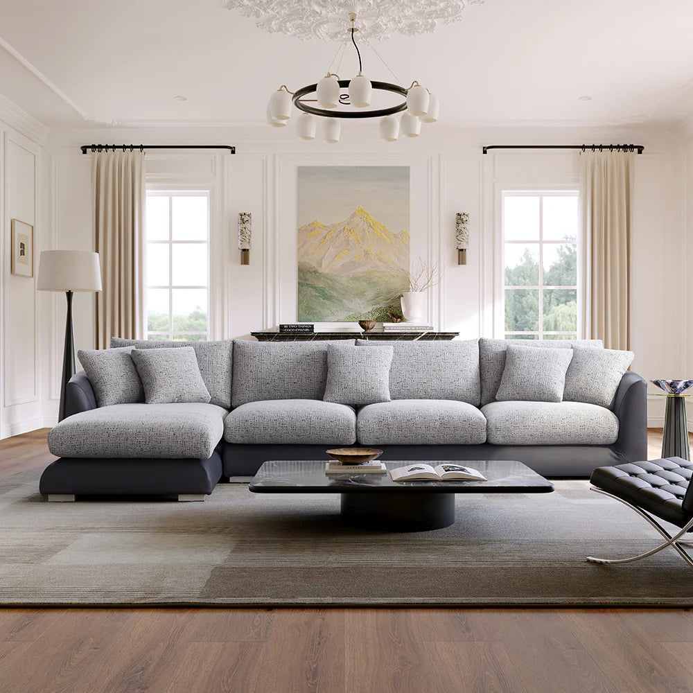 Oscar Premium L Shaped Sofa Set