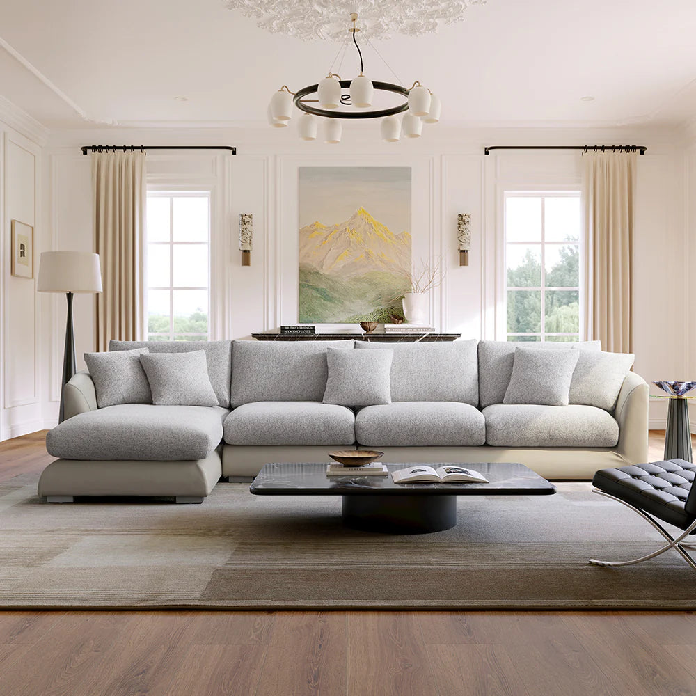 Oscar Premium L Shaped Sofa Set