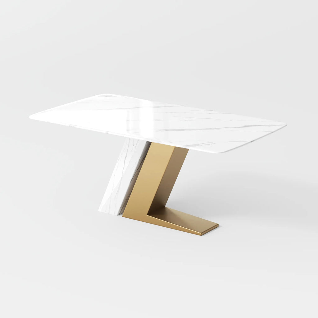 Becton Luxury Marble Top Dining Table