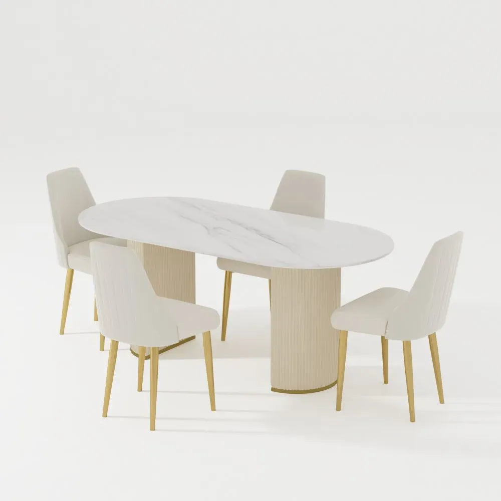 Oval Modern Dining Table