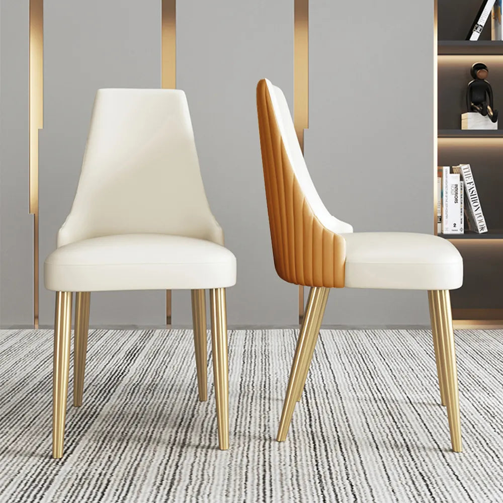 French Italian Round Dining Table With Marble Top