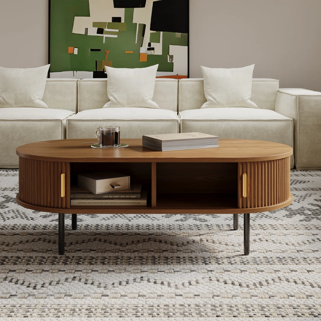 Oppo Luxury Flutted Centre Table