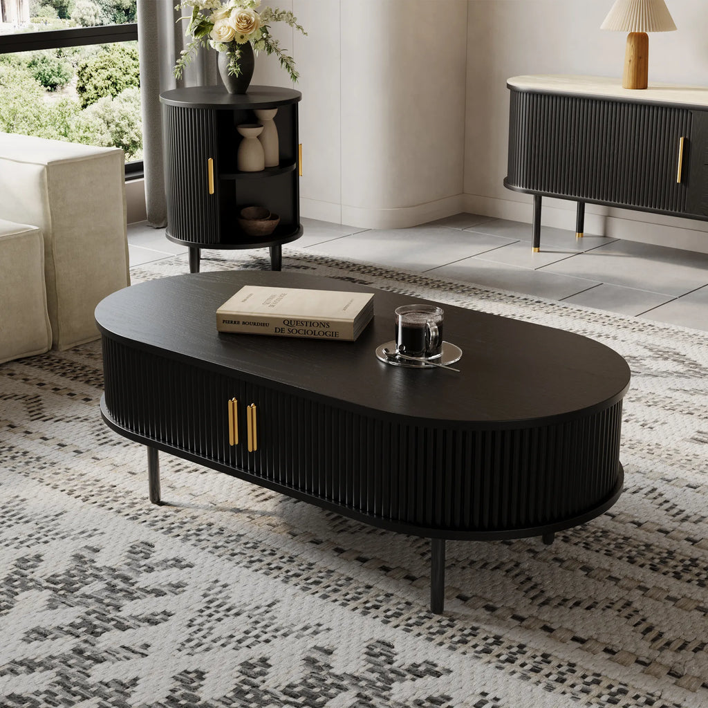 Oppo Luxury Flutted Centre Table