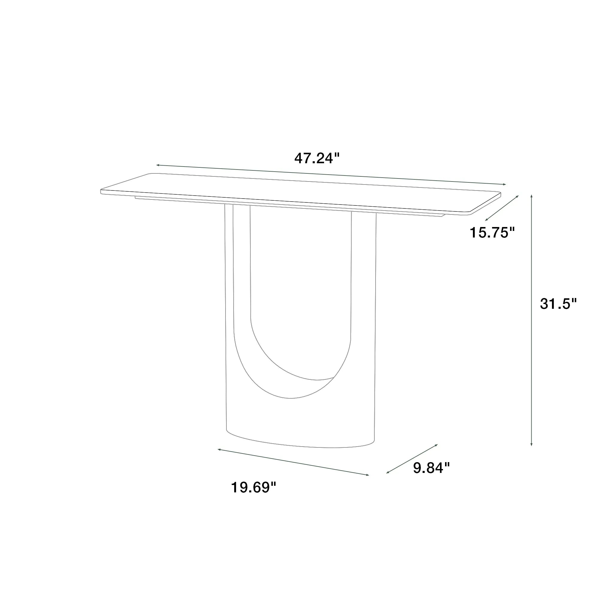 Hobart Luxury Console Table