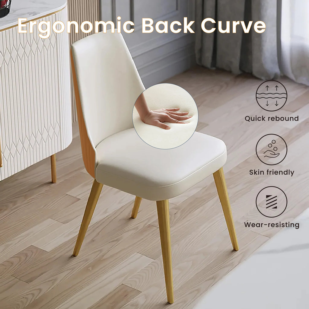 French Italian Round Dining Table With Marble Top