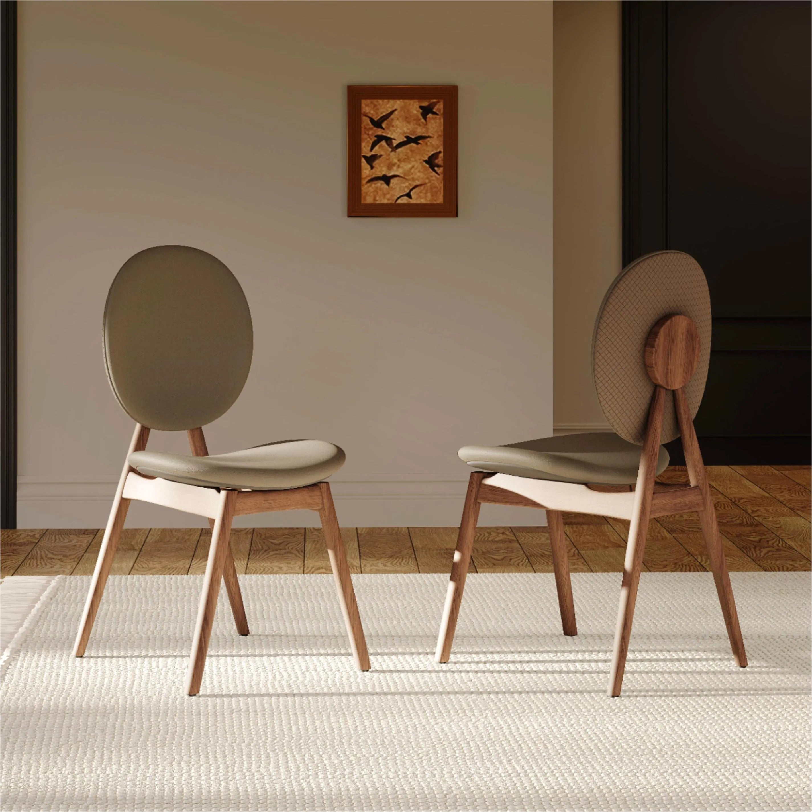 Mario Dining Table With Stainless Steel Frame