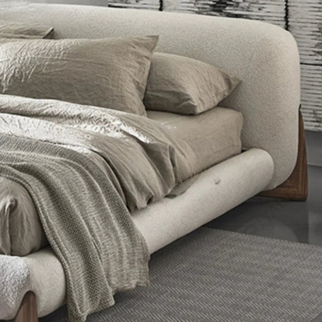 Covell Modern Boucle Bed