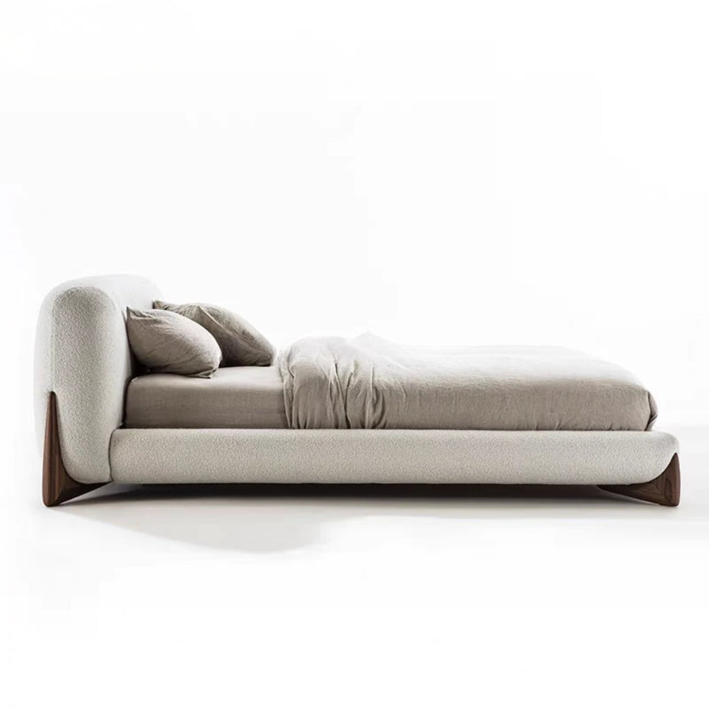 Covell Modern Boucle Bed