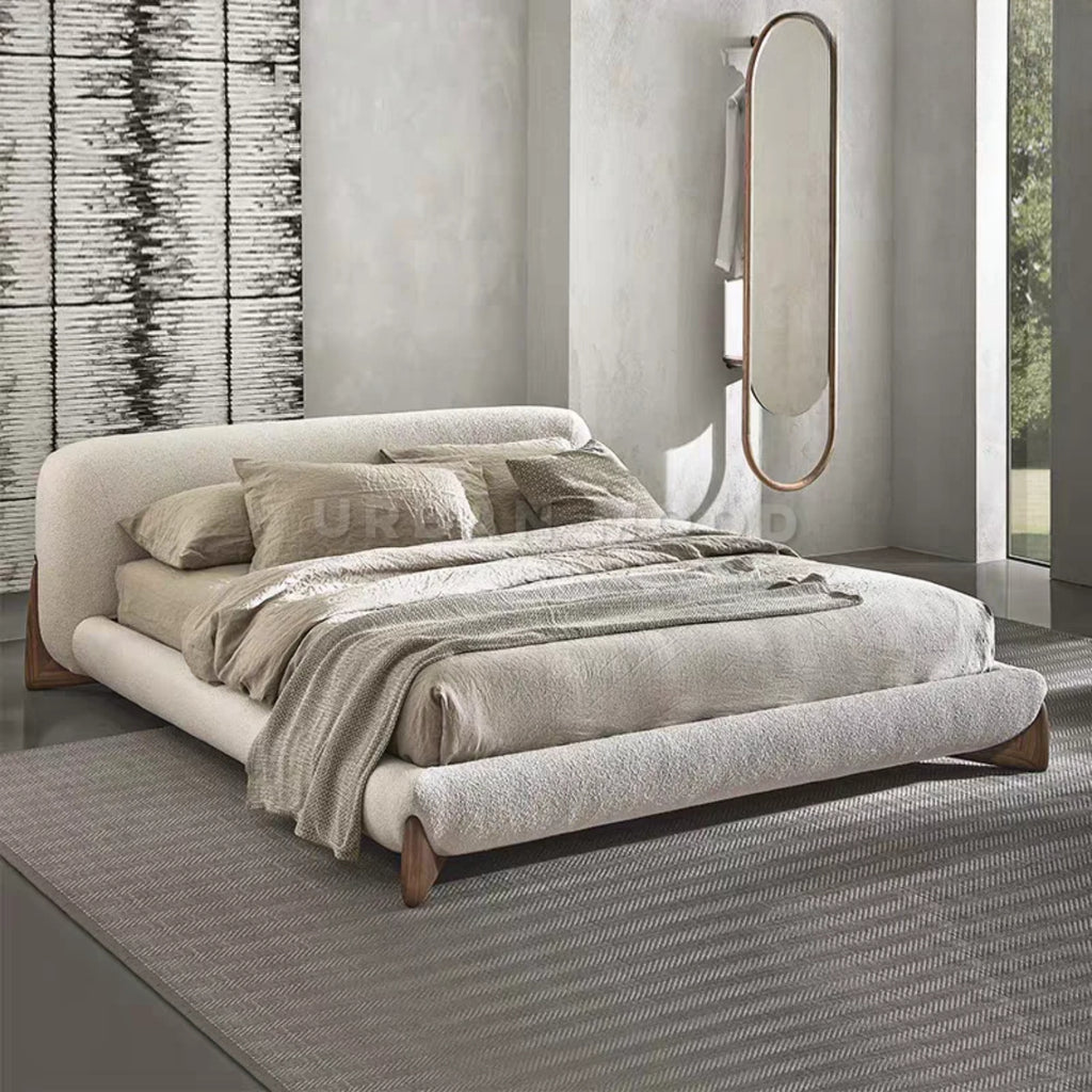 Covell Modern Boucle Bed