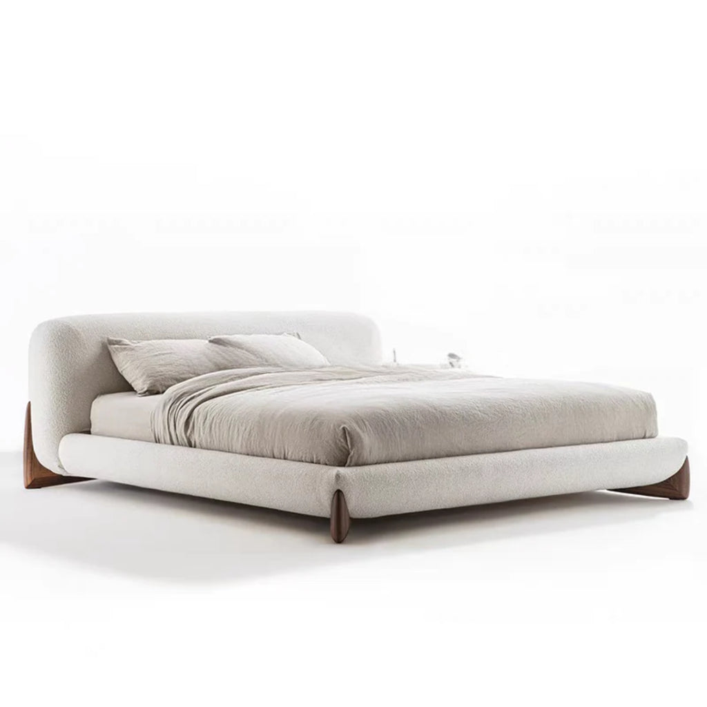 Covell Modern Boucle Bed
