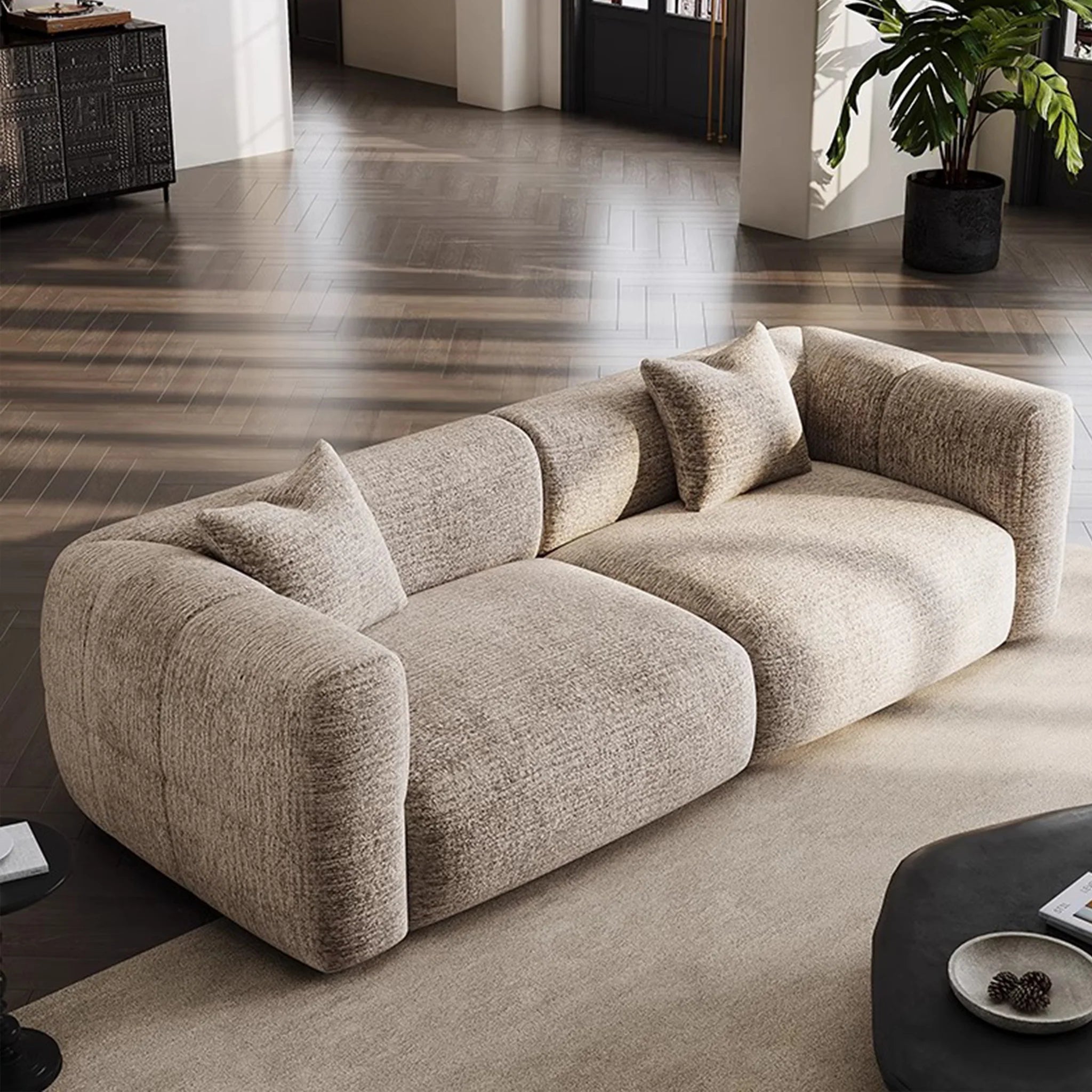 Cozy Cream Premium Sofa Set