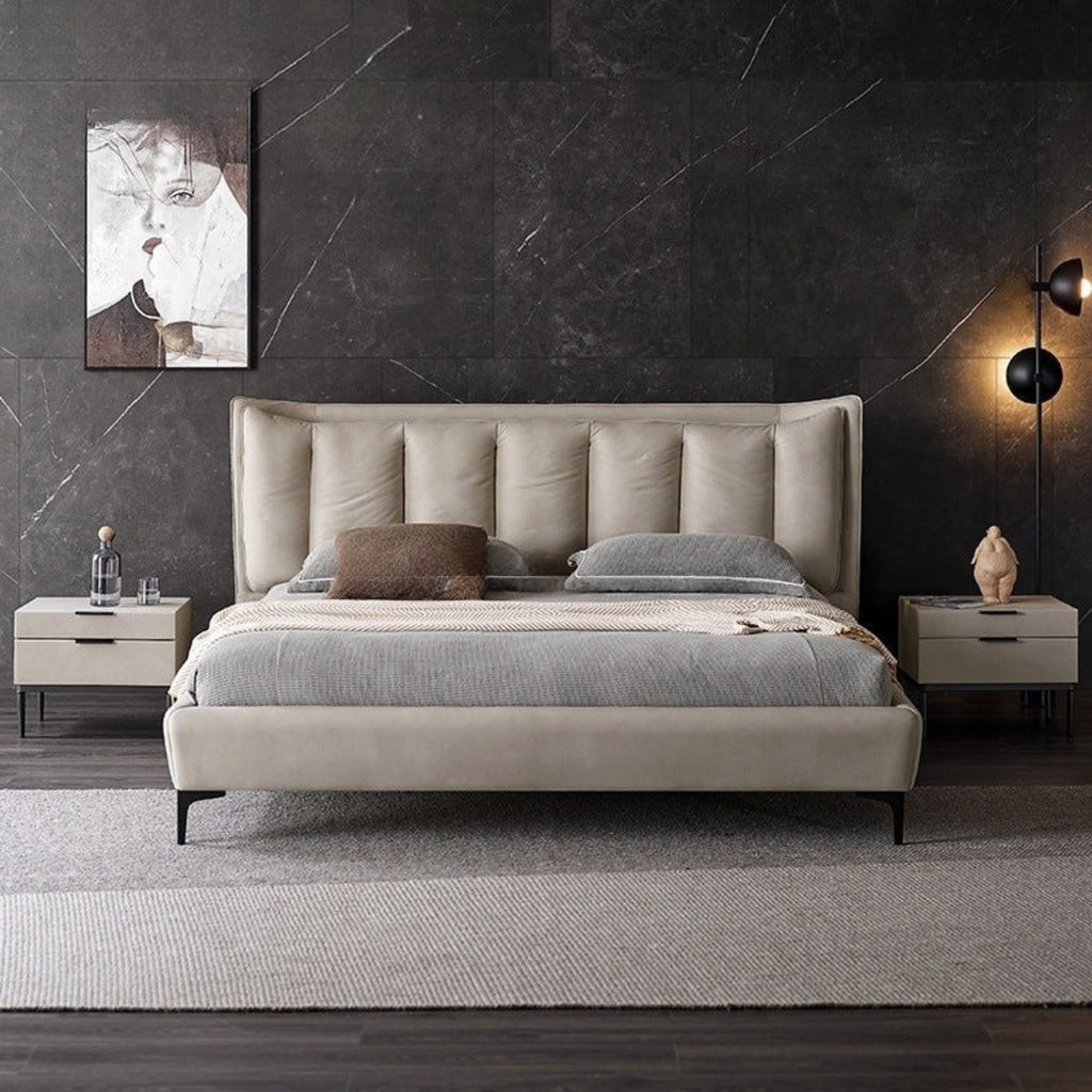 Mucha Modern Bed In Leatherette