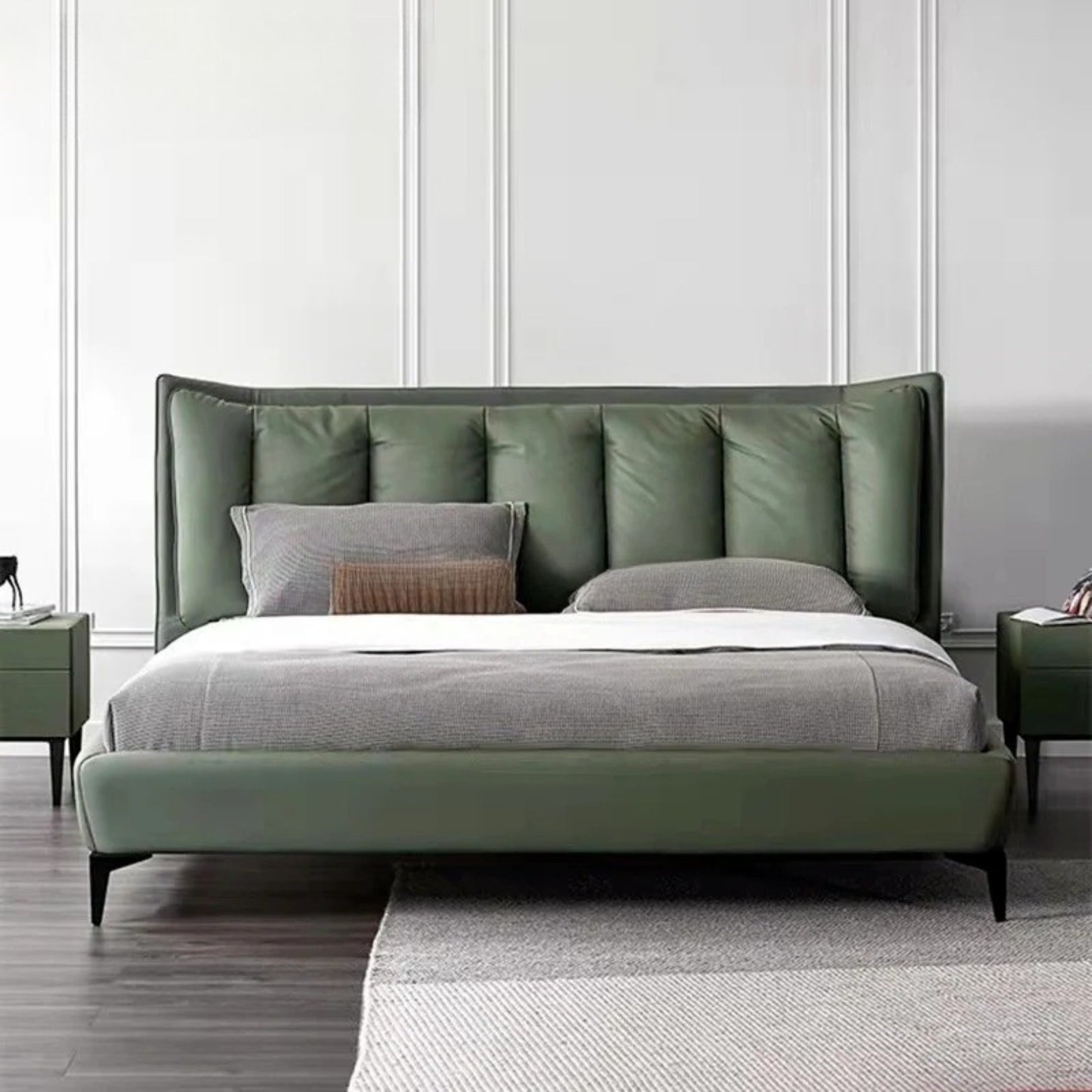 Mucha Modern Bed In Leatherette