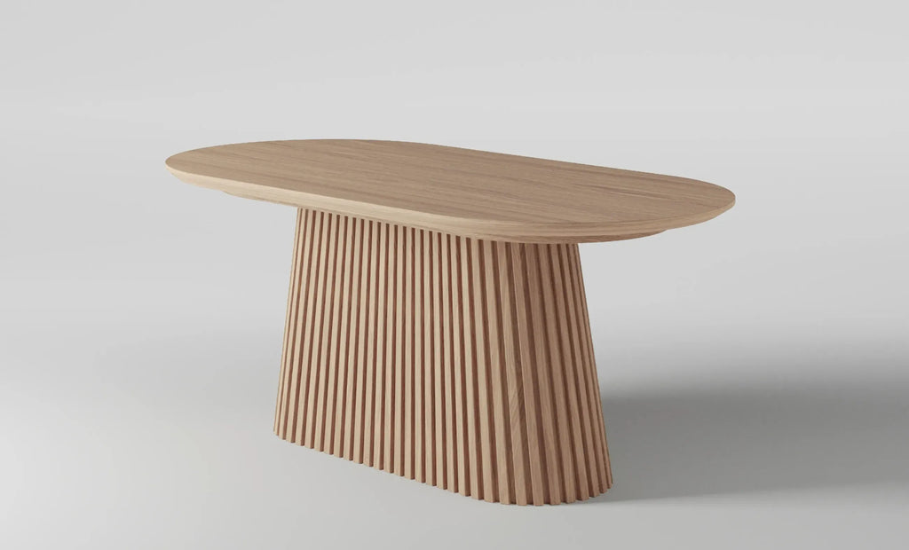 Lugo Luxe Oak Wood Dining Set