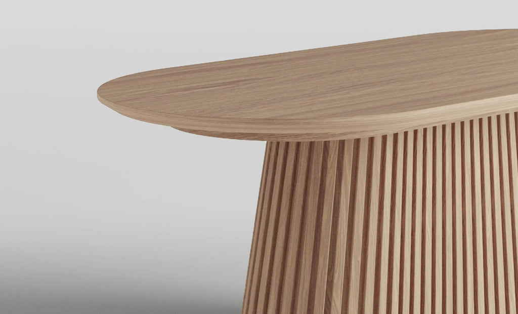 Lugo Luxe Oak Wood Dining Set