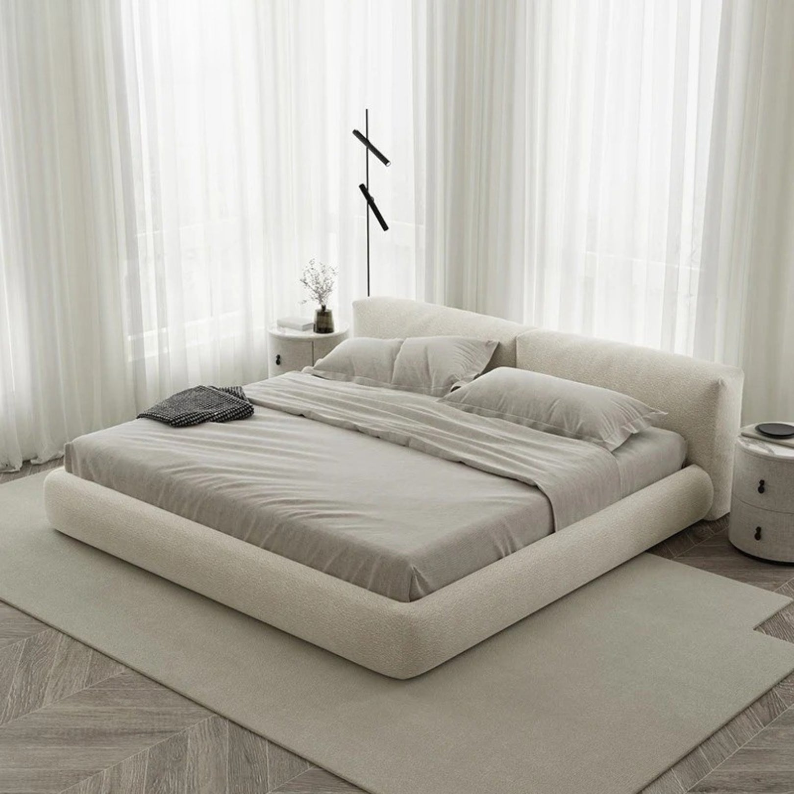 Boombox Luxury Bed In Fabric