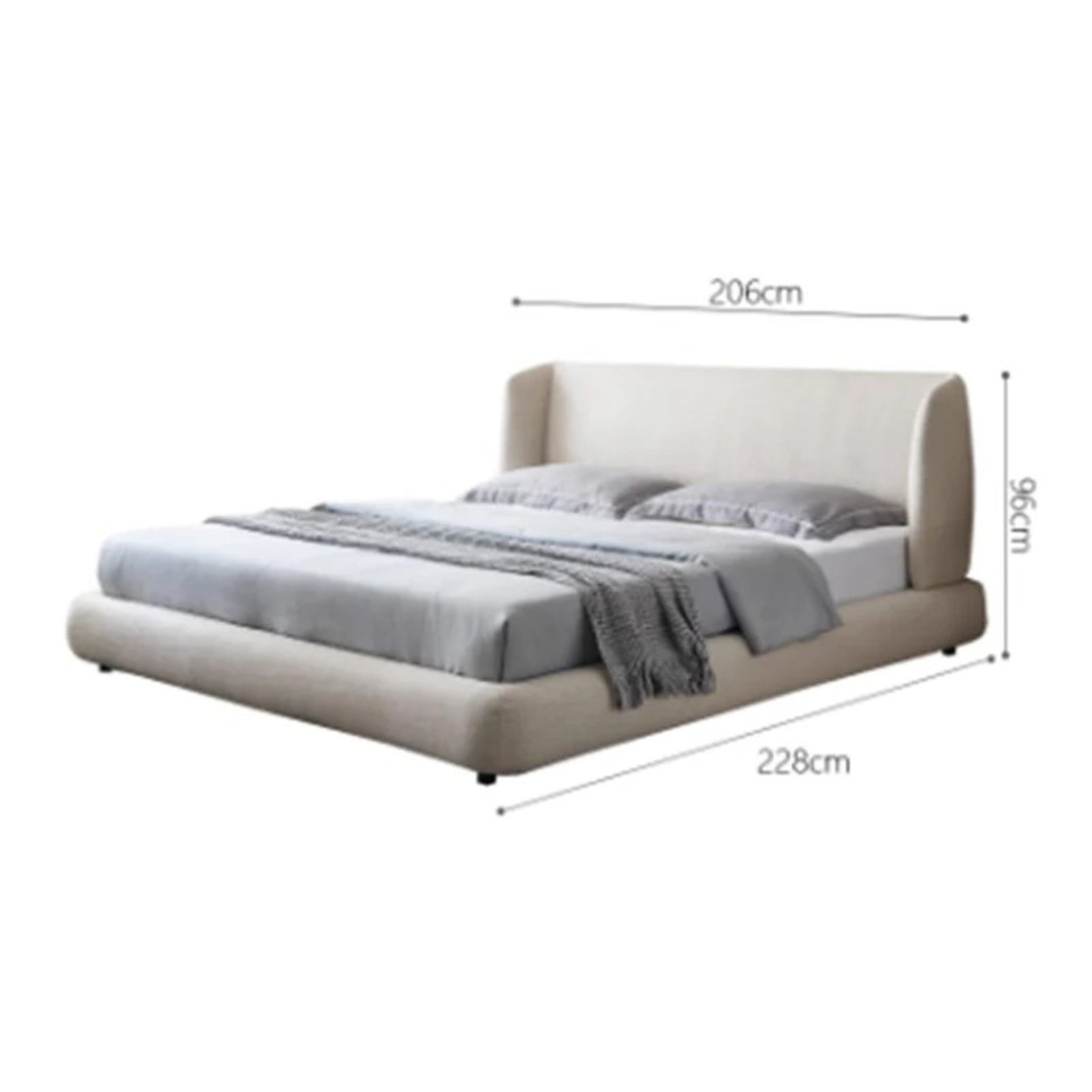 Stardust Modern Fabric Bed