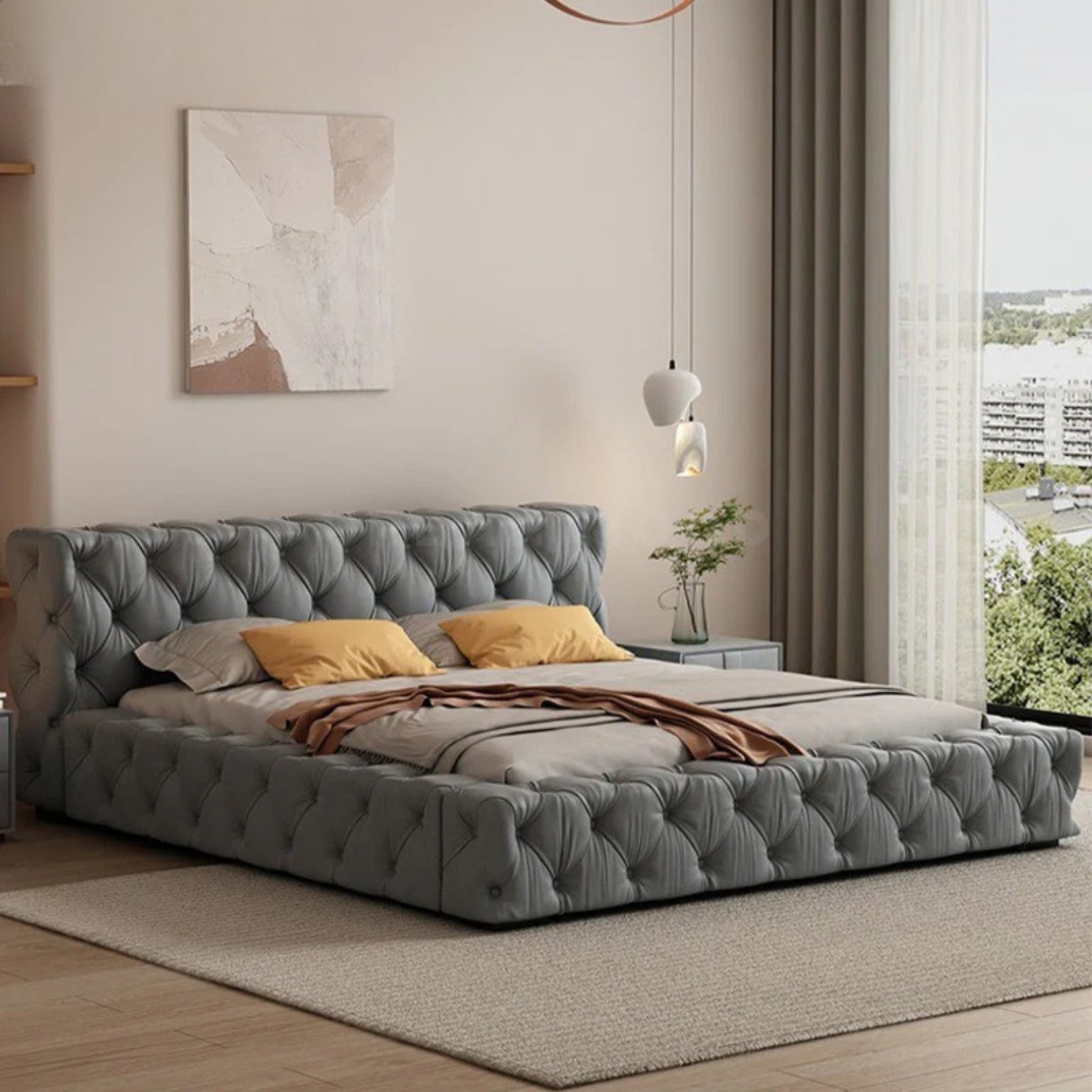 Sorra Luxury Upholstered Bed