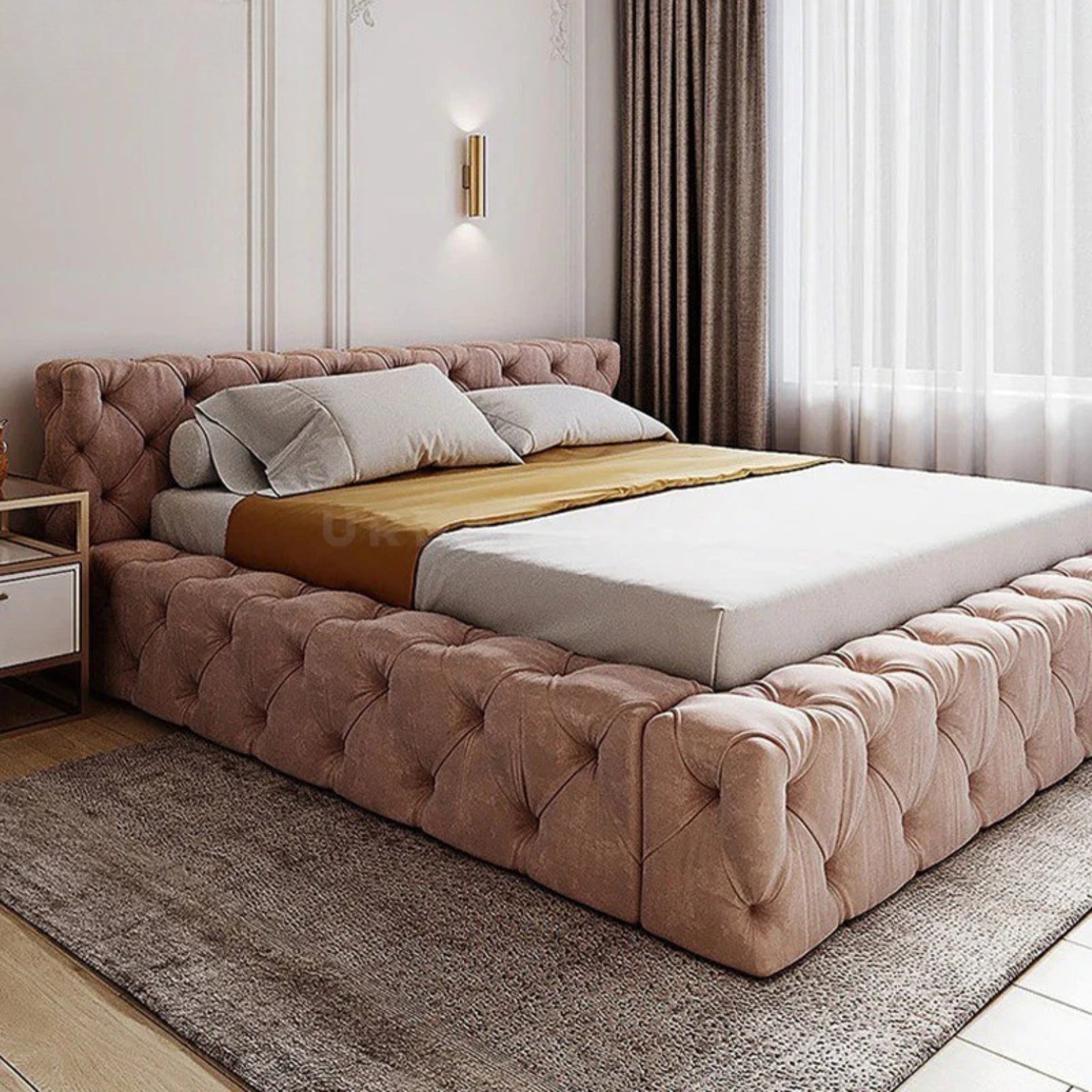 Sorra Luxury Upholstered Bed