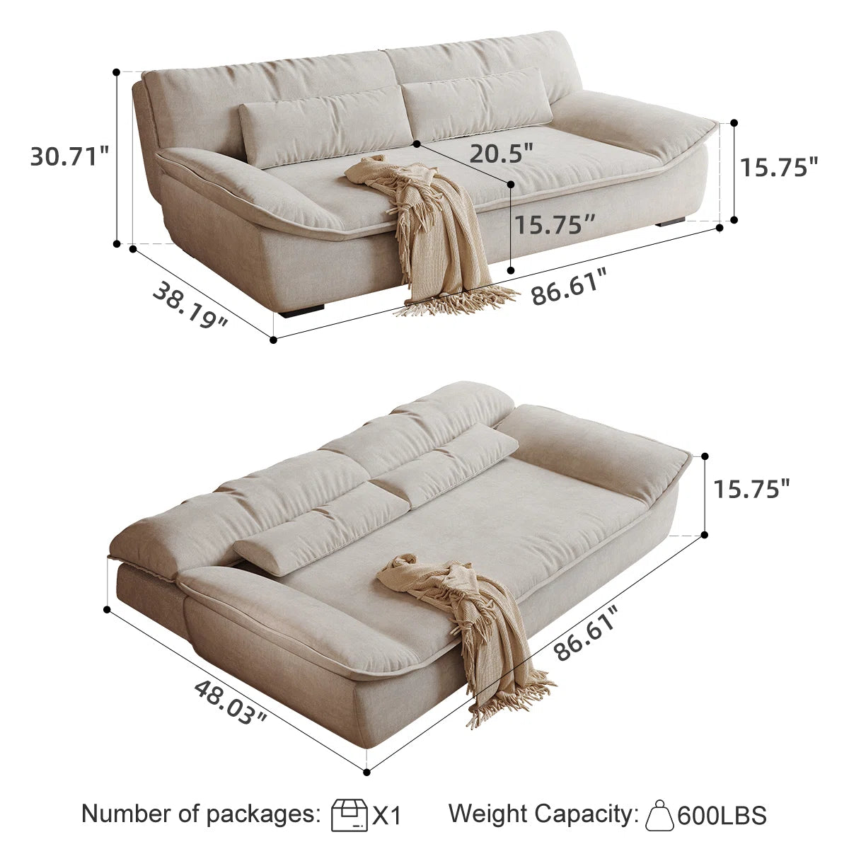 Boat Premium Sofa Bed