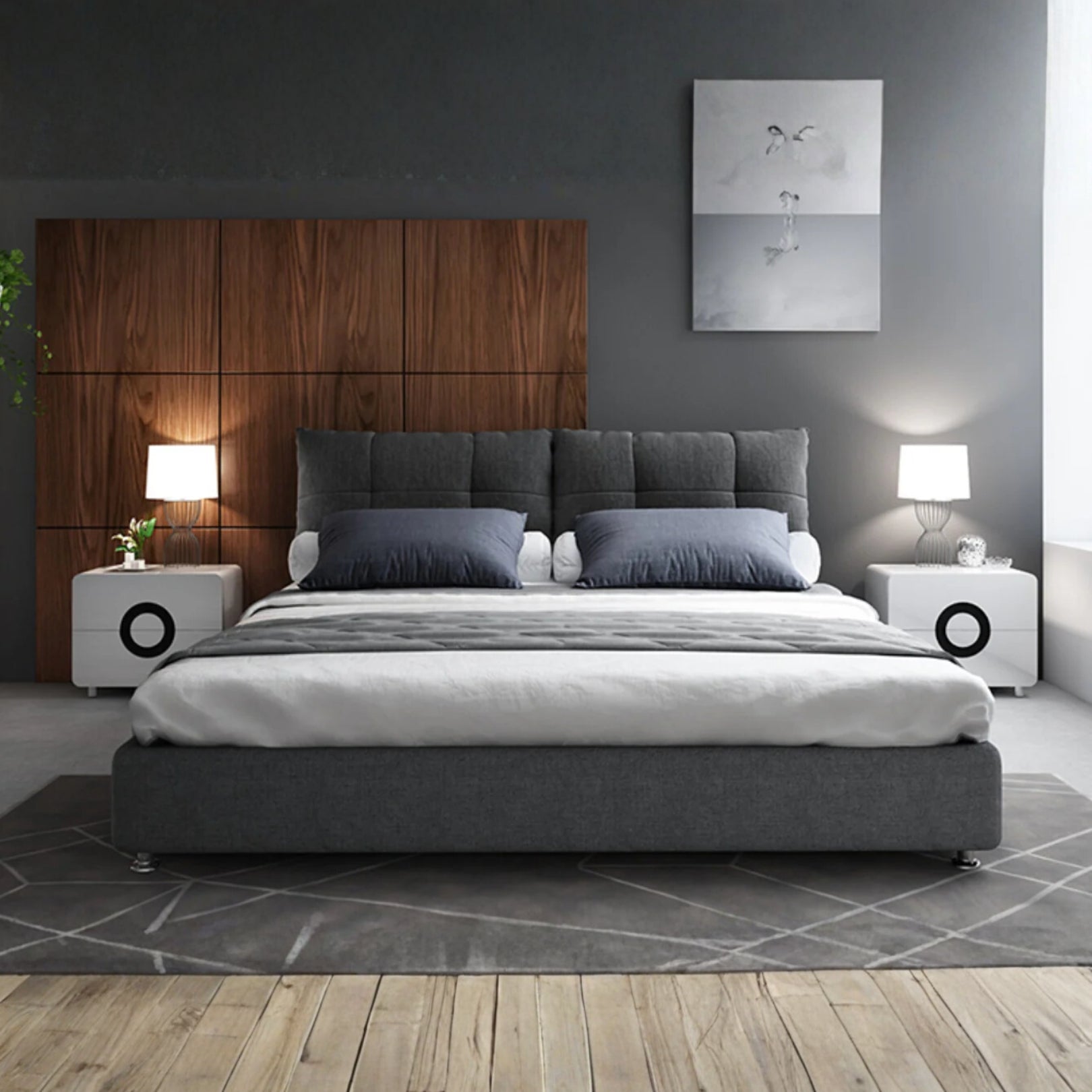France Luxury Upholstered Bed