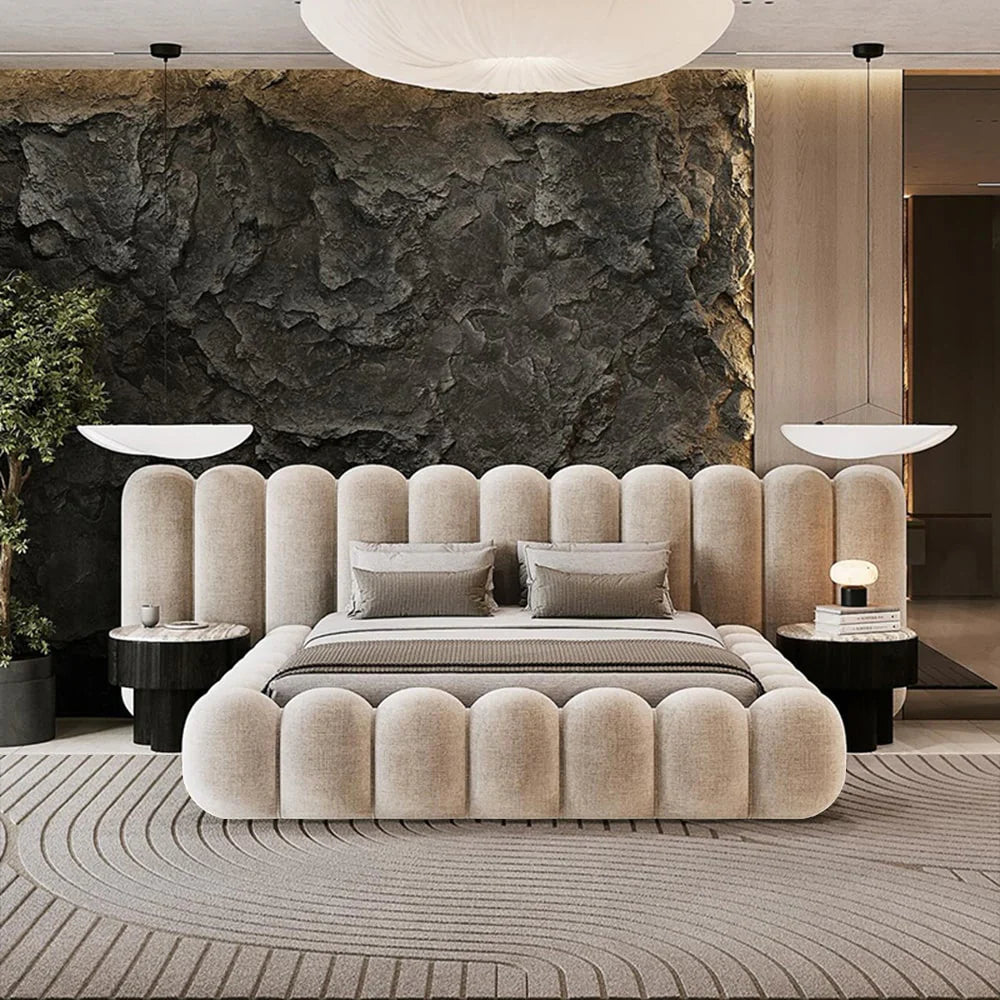 Aston Premium Linen Bed With Storage