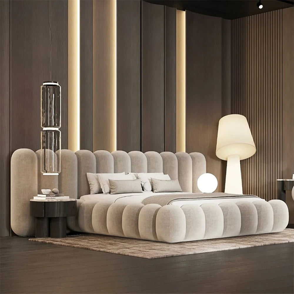 Aston Premium Linen Bed With Storage