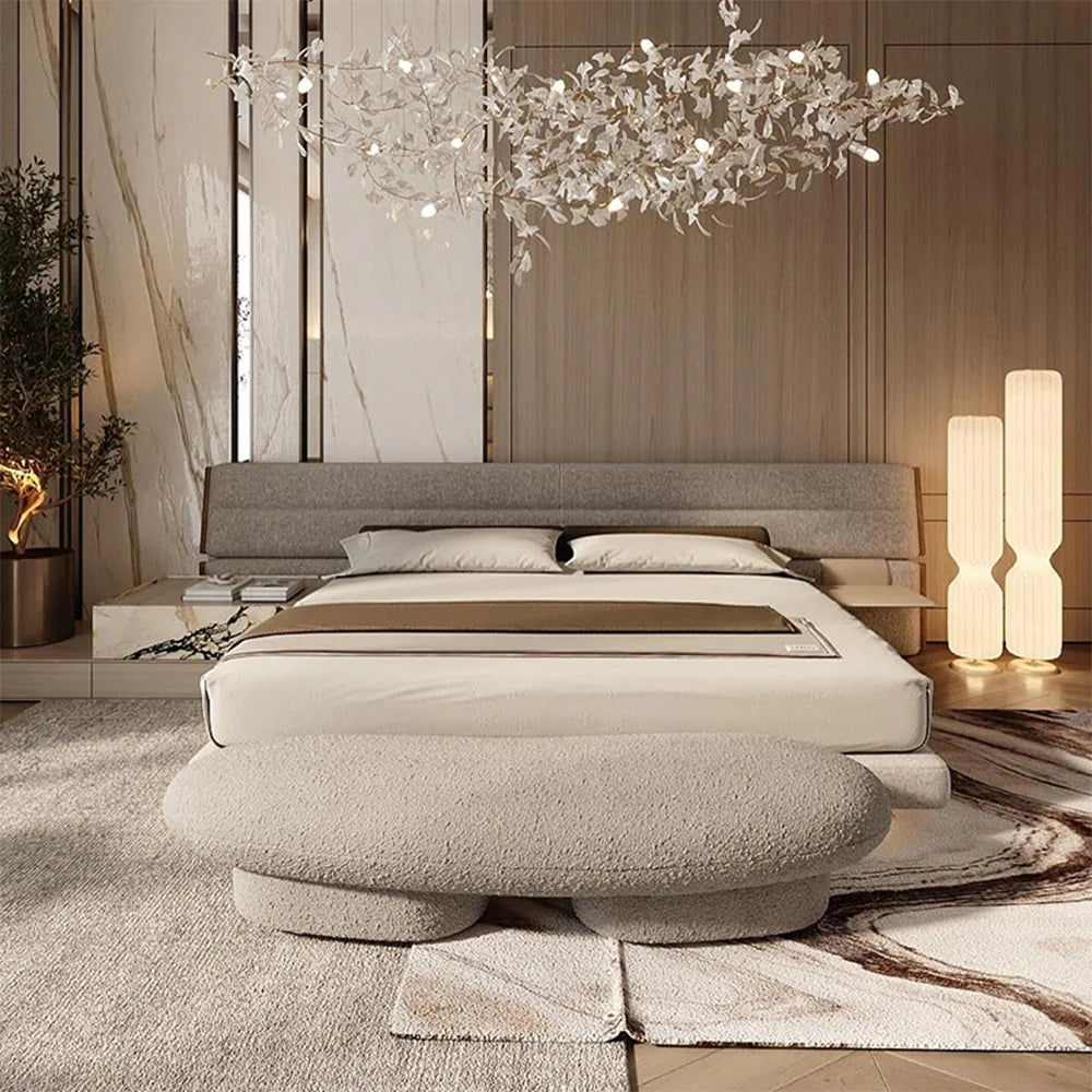 Alison Premium Luxury Bed In Boucle