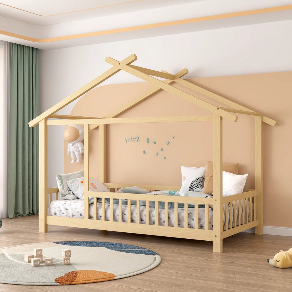 Andry Solid Wood Canopy Bed