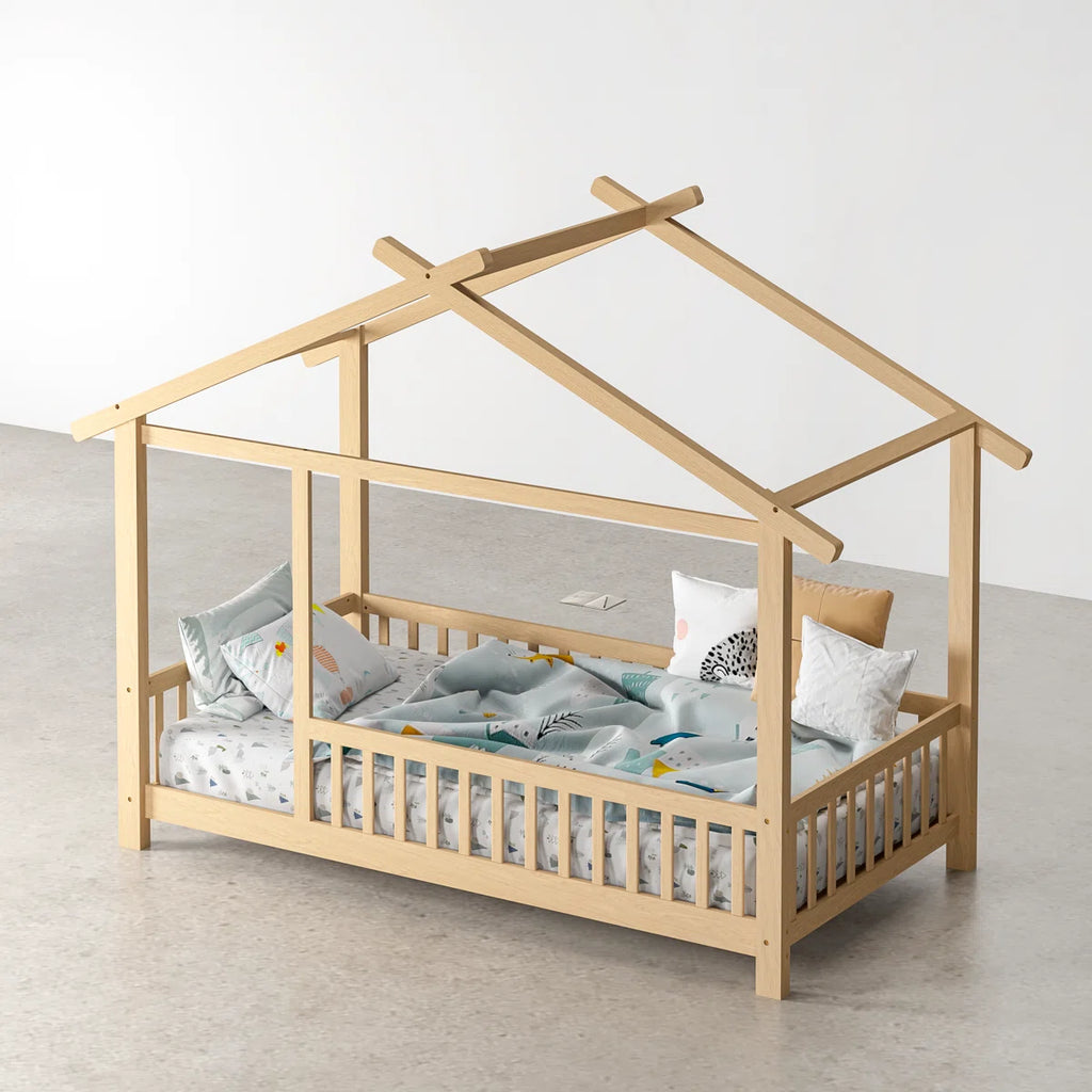 Andry Solid Wood Canopy Bed