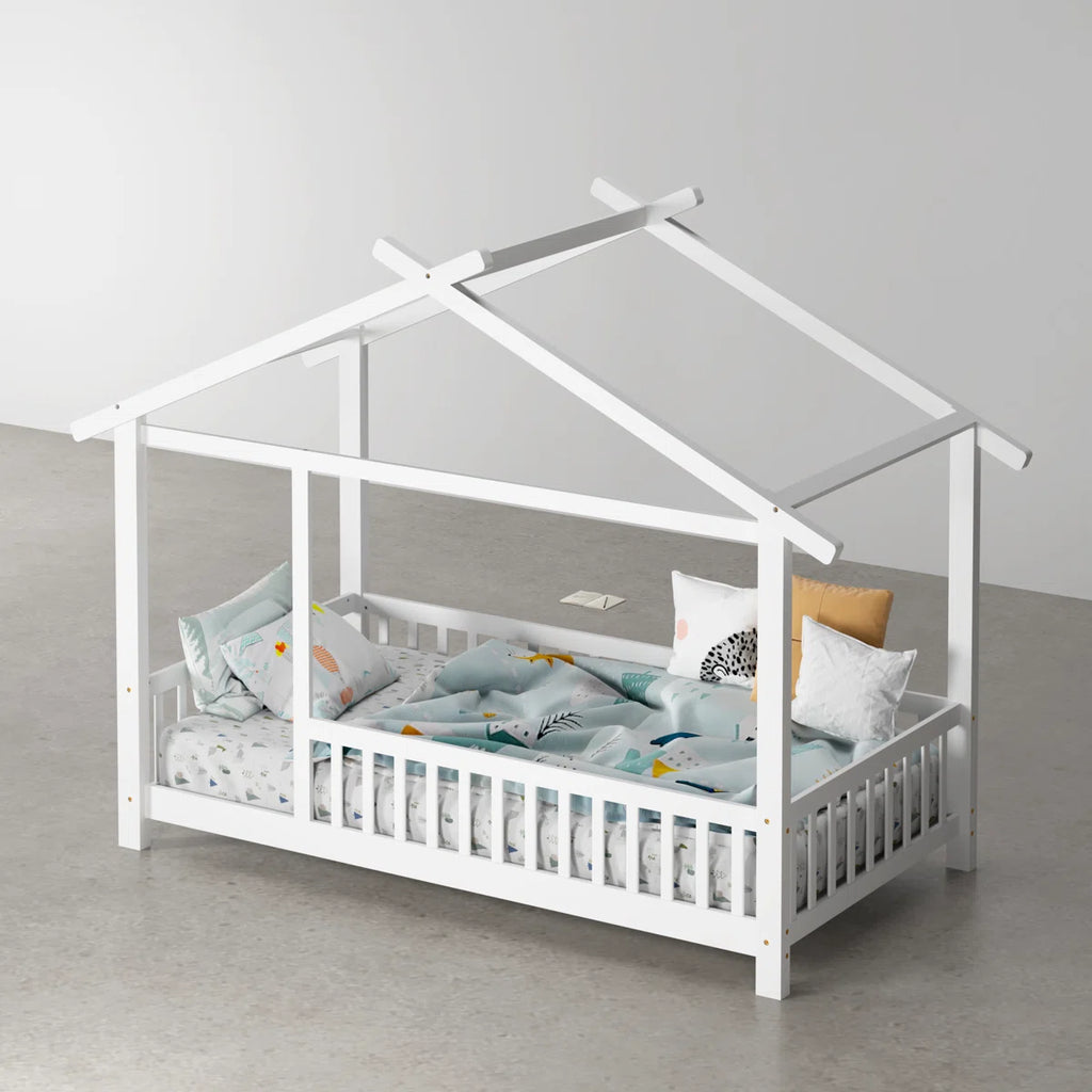 Andry Solid Wood Canopy Bed