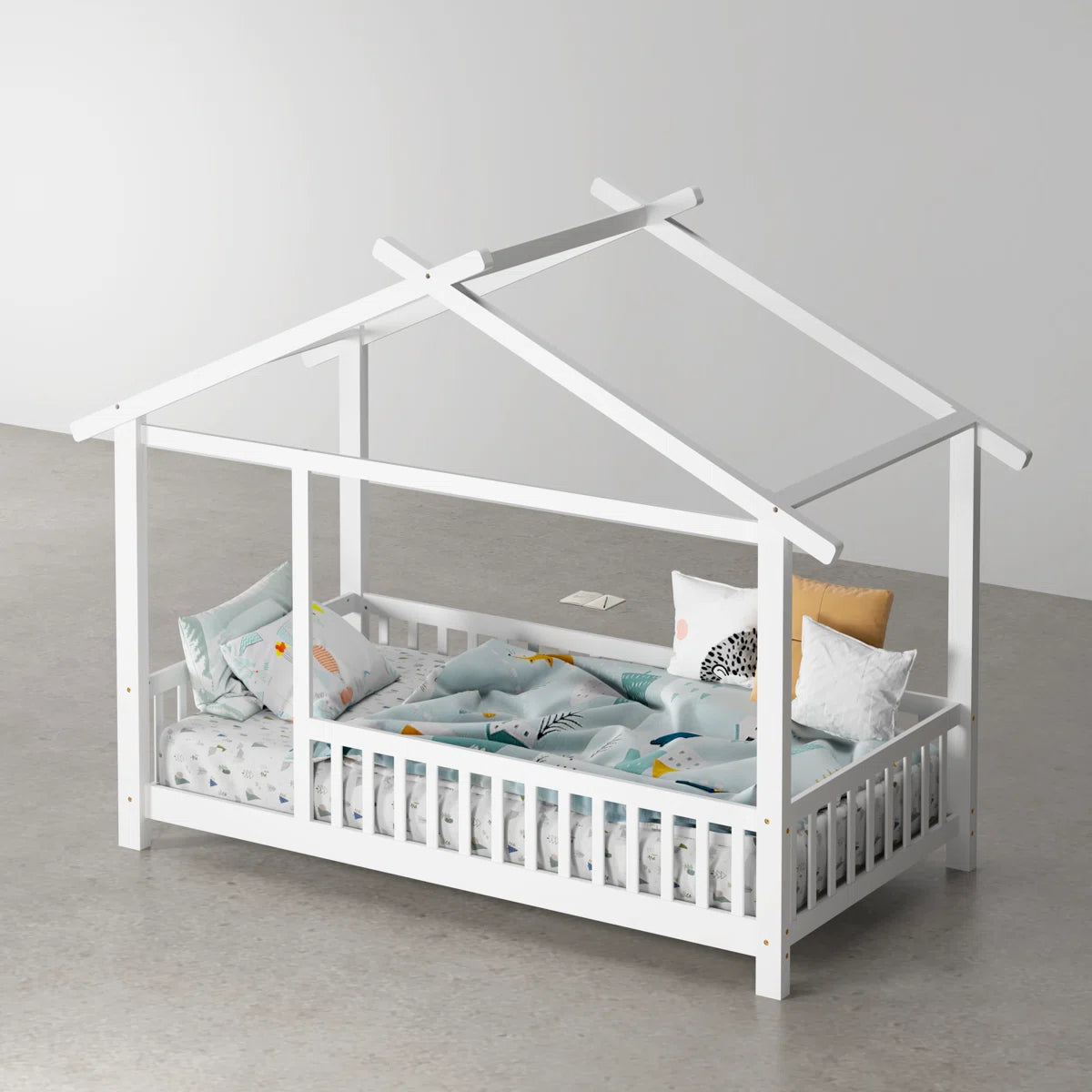 Andry Solid Wood Canopy Bed