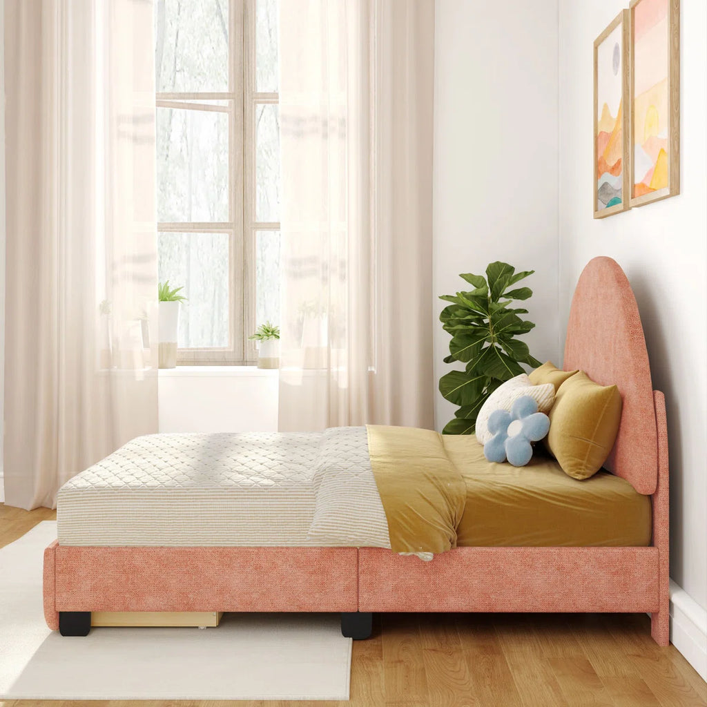 Half Moon Upholstered