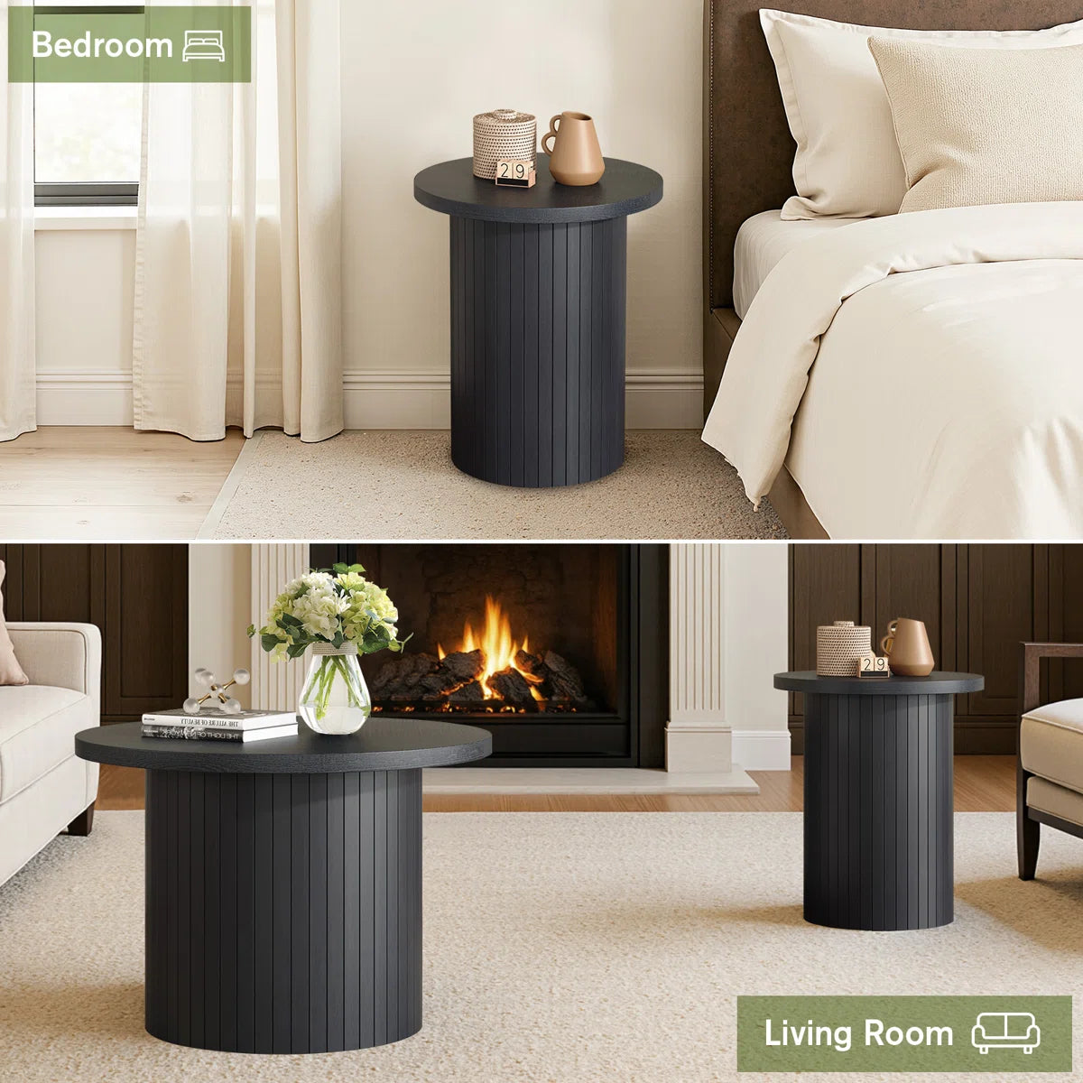 Rustic Wood Centre Table