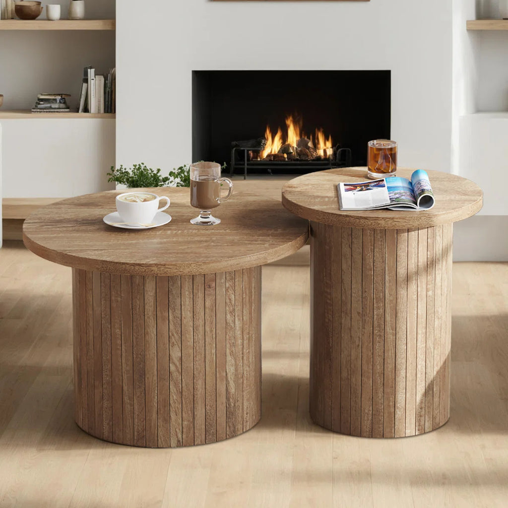 Rustic Wood Centre Table