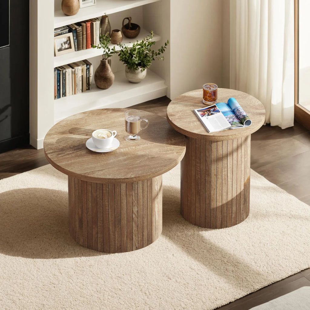 Rustic Wood Centre Table