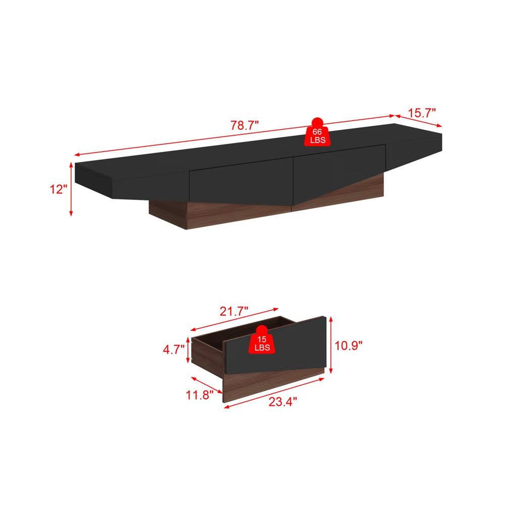Bradden Storage Tv Unit In Wood