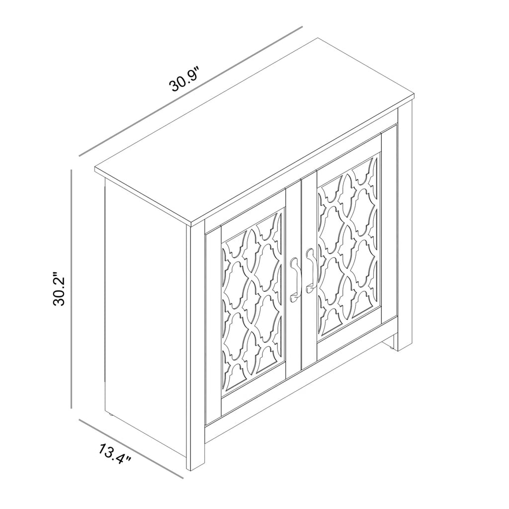 Alo Premium Glass Shoe Cabinet