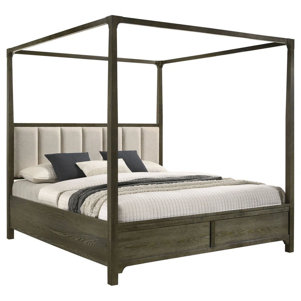 Debie Upholstered Canopy Bed