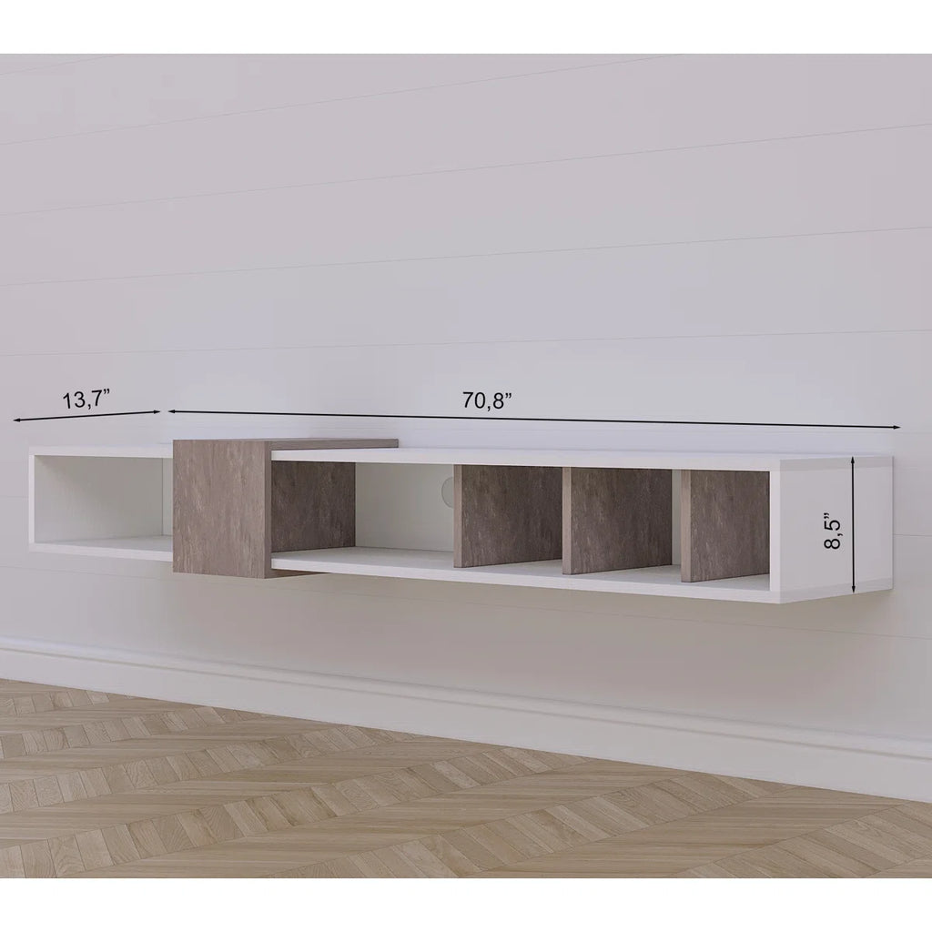 Draylee Tv Panel In Wood Finish