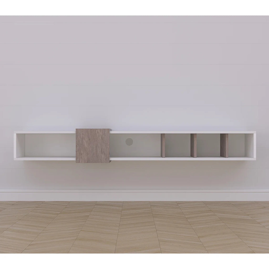 Draylee Tv Panel In Wood Finish