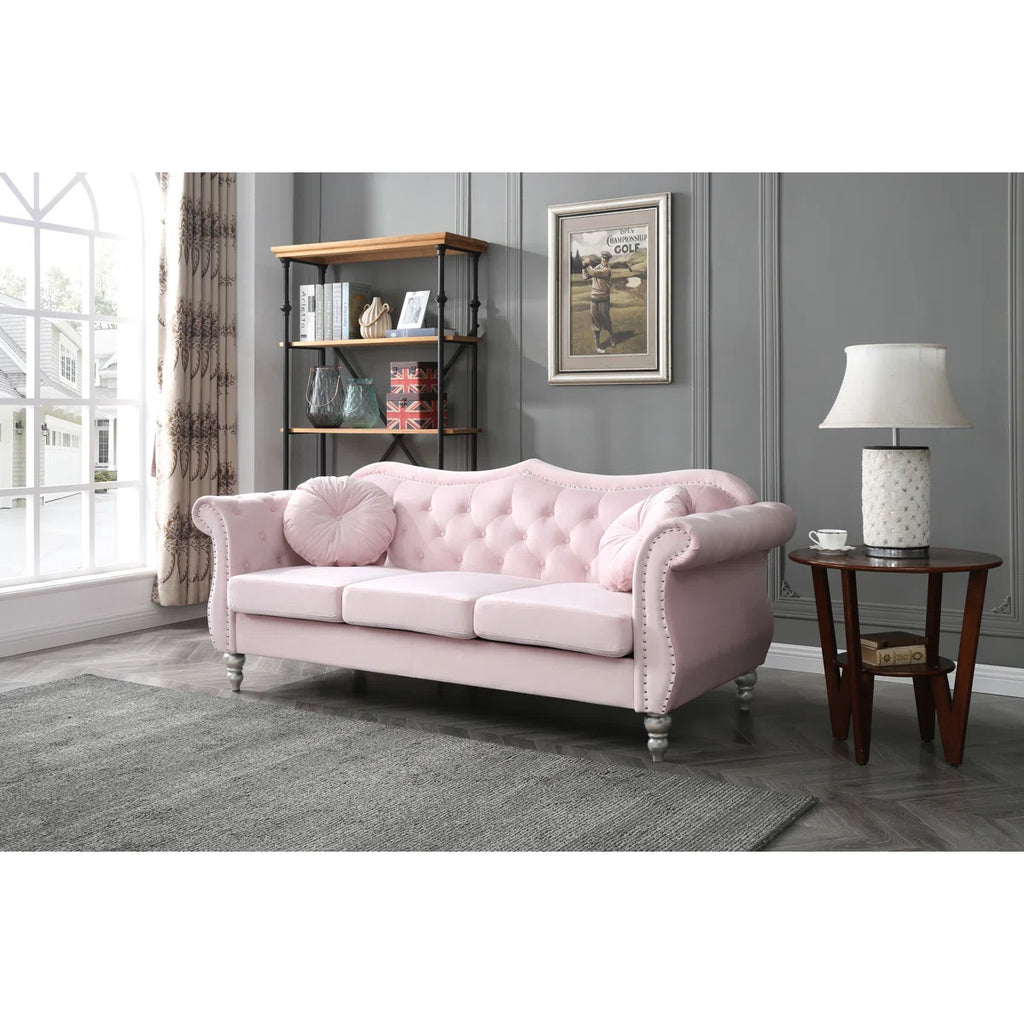 Hollywood Designer Sofa Set In Velvet