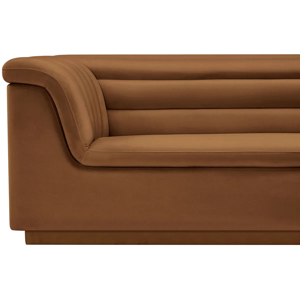 Nano Modern Upholstere Sofa In Suede