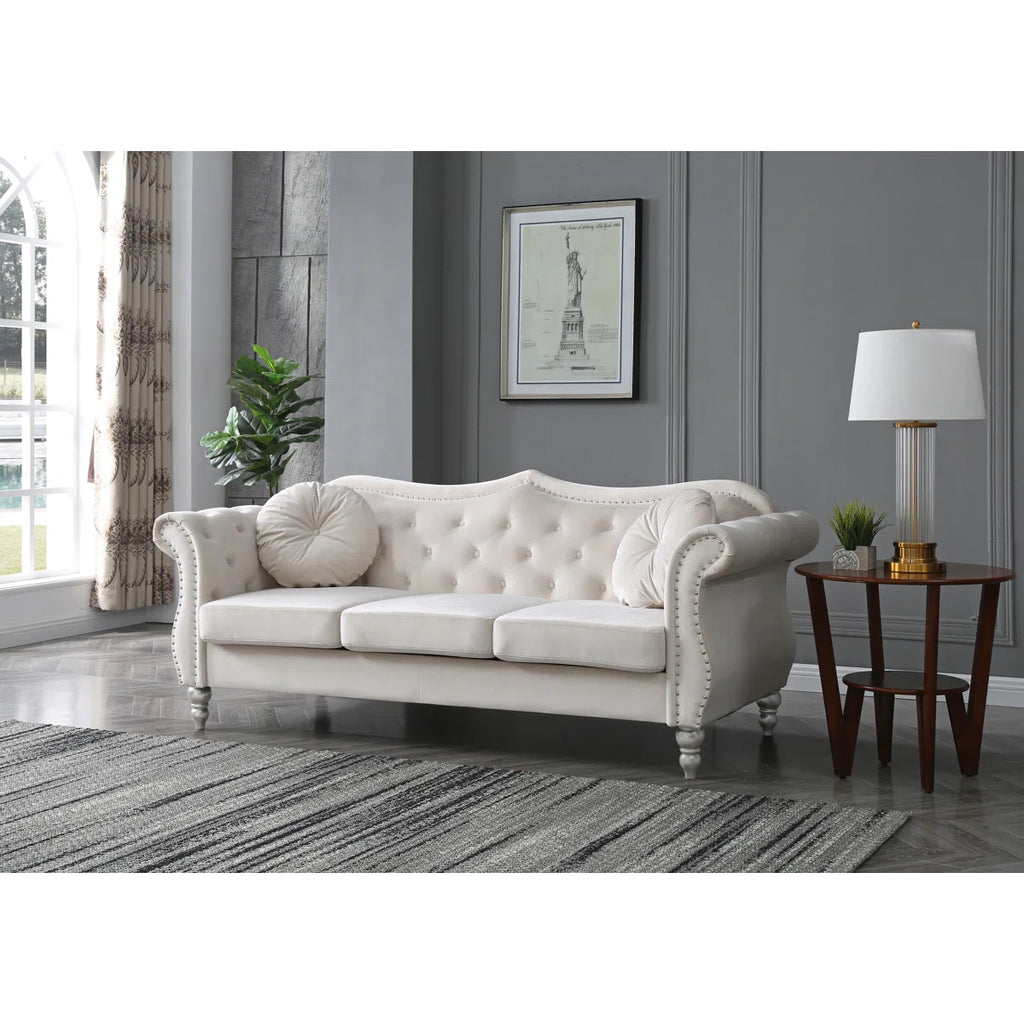 Hollywood Designer Sofa Set In Velvet